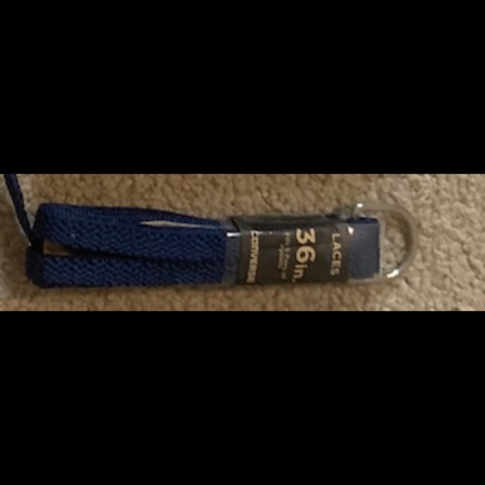 Navy converse shoelaces